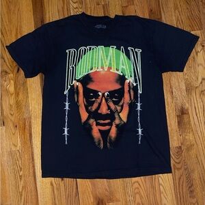 Dennis Rodman Basketball Graphic Washed Black T-Shirt